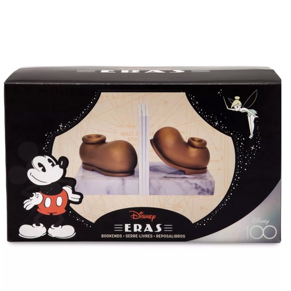 Disney Other - Disney Eras 100 Years of Wonder Celebration Mickey Boots Bookends - NEW